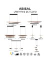 ABISAL * COLGANTE LED 1L 12W 3000K